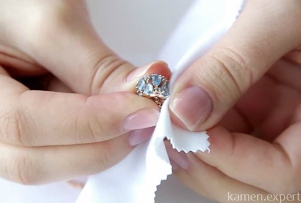 Чистка топаза