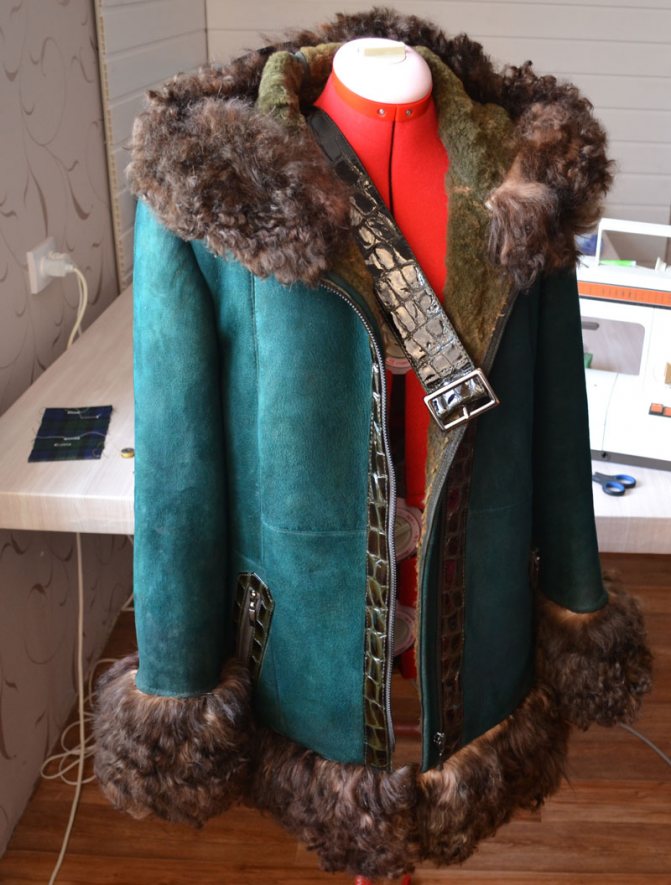 Как покрасить дубленку