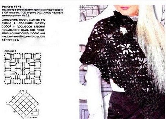 Как связать пончо крючком для женщин, девочек. Схемы и описание