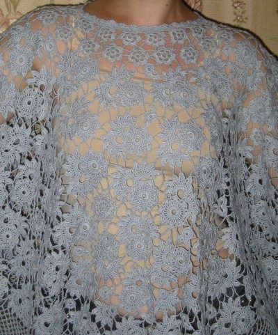 Как связать пончо крючком для женщин, девочек. Схемы и описание