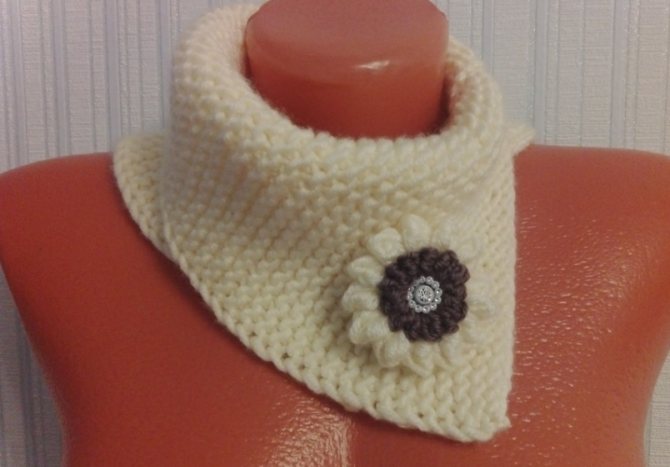 Красивые модели манишек спицами: фото 3