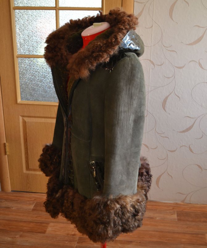 Перекрой дубленки своими рукам