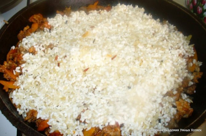 Плов с горохом нут-пошаговые рецепты с фото