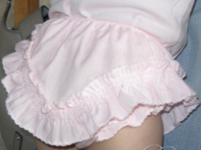 Шьем детям - быстро и просто. Часть 1. Детские нарядные трусики.