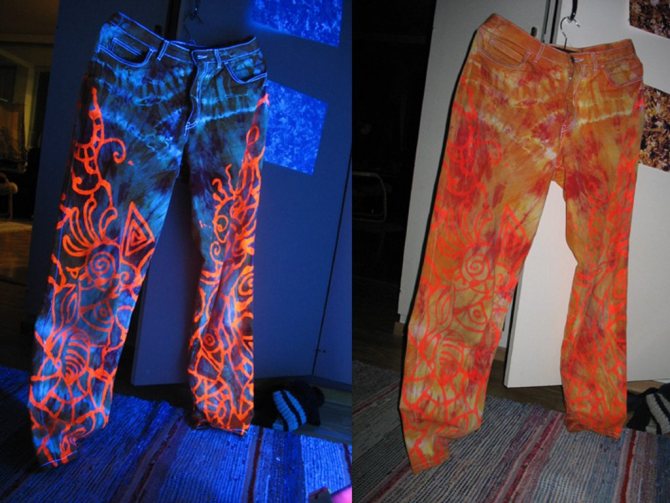 штемпельные краски на ткани