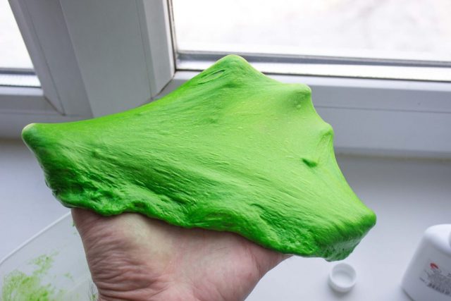 Слайм из пены для бритья