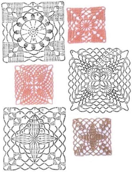 теплые кофты крючком схемы