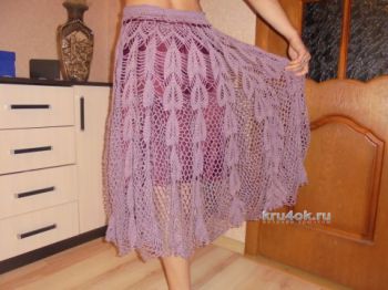 Вязаная юбка для женщин