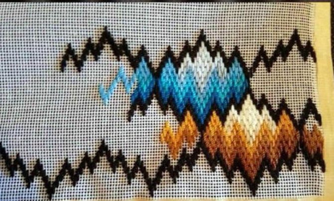 вышивка барджелло 18