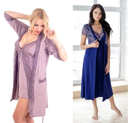 Женские пеньюары: фото, виды: кружево, сексуальные, прозрачные, больше, шелковые, ночные, для невест, беременных